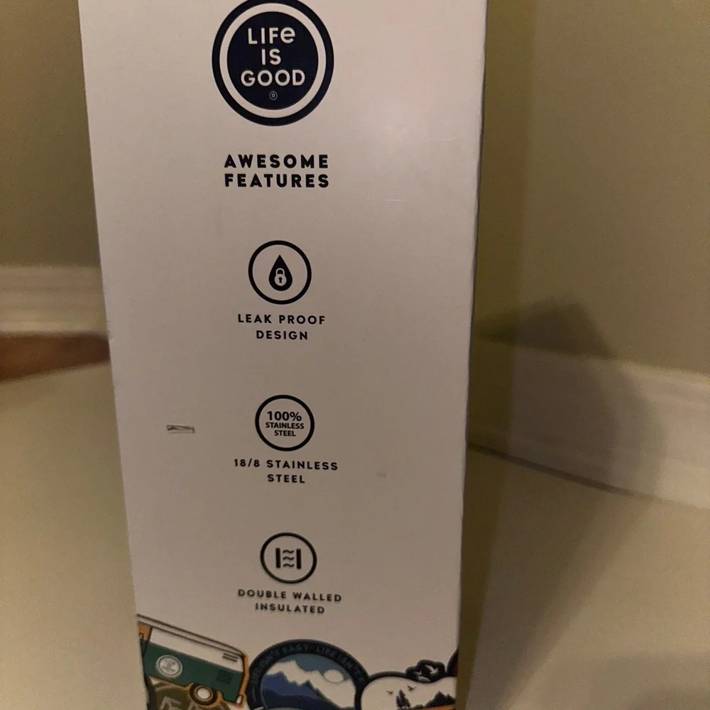 Life is Good Grande 25oz Stainless Steel Insulated Tumbler | NIB